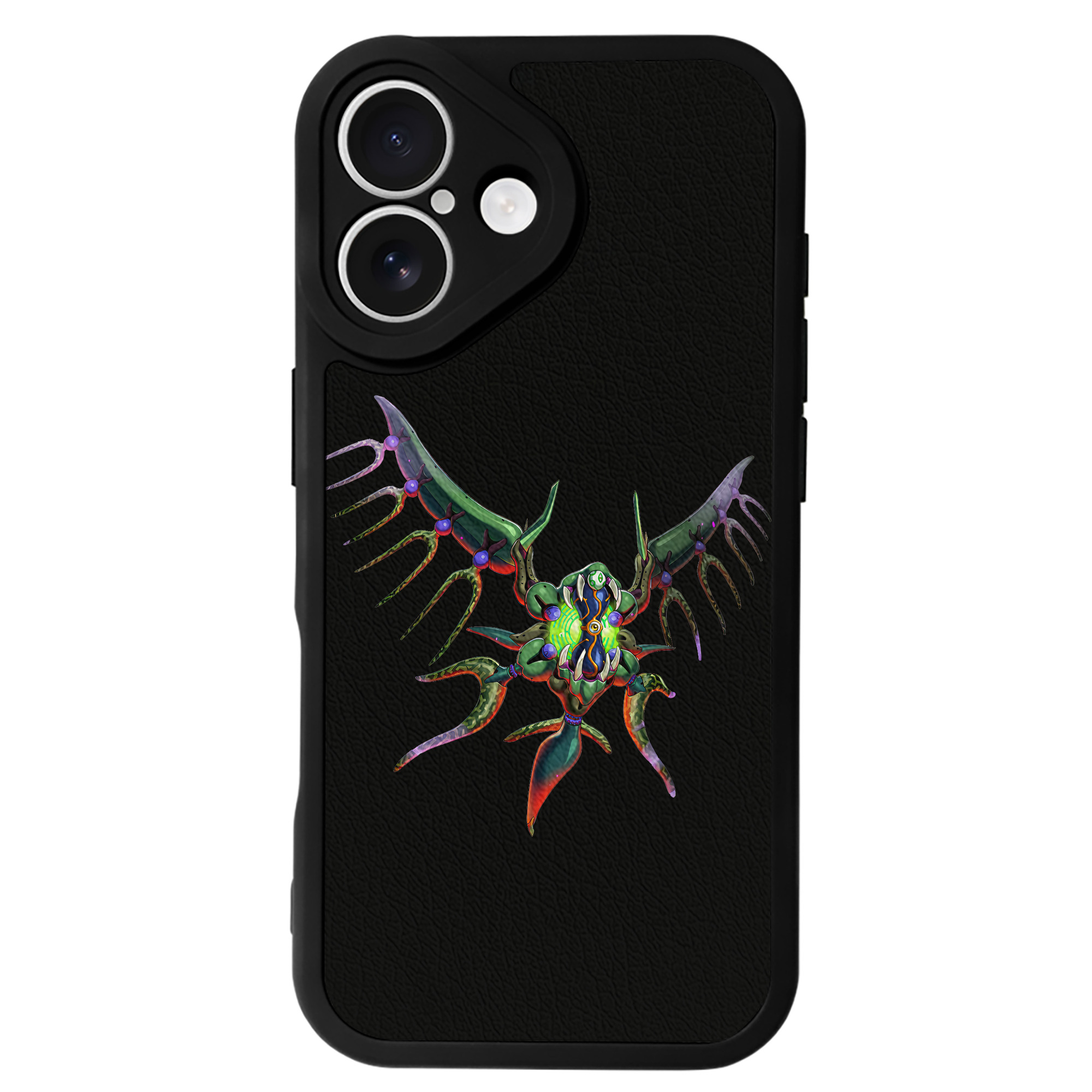 遊☆戯☆王 Yu-Gi-Oh! 【iPhone 16シリーズ対応】シリコンスマホケース（レザー調） 材質：シリコン